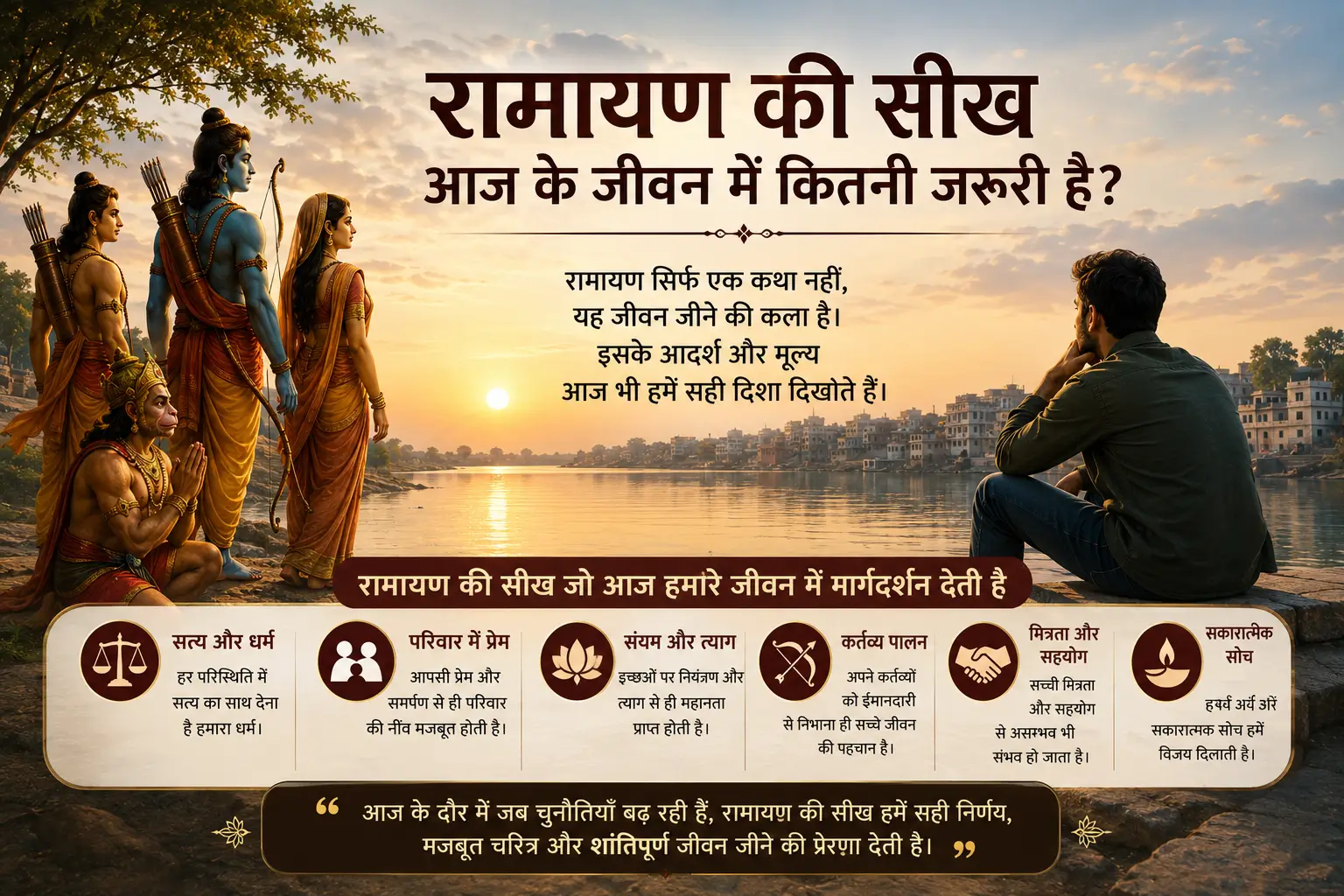 Ramayan Ki Seekh Aaj Ke Jeevan Me Kitni Zaruri Hai? | Devi Anjali Ji Ram Katha Se Jeevan Badalne Wali Prerna